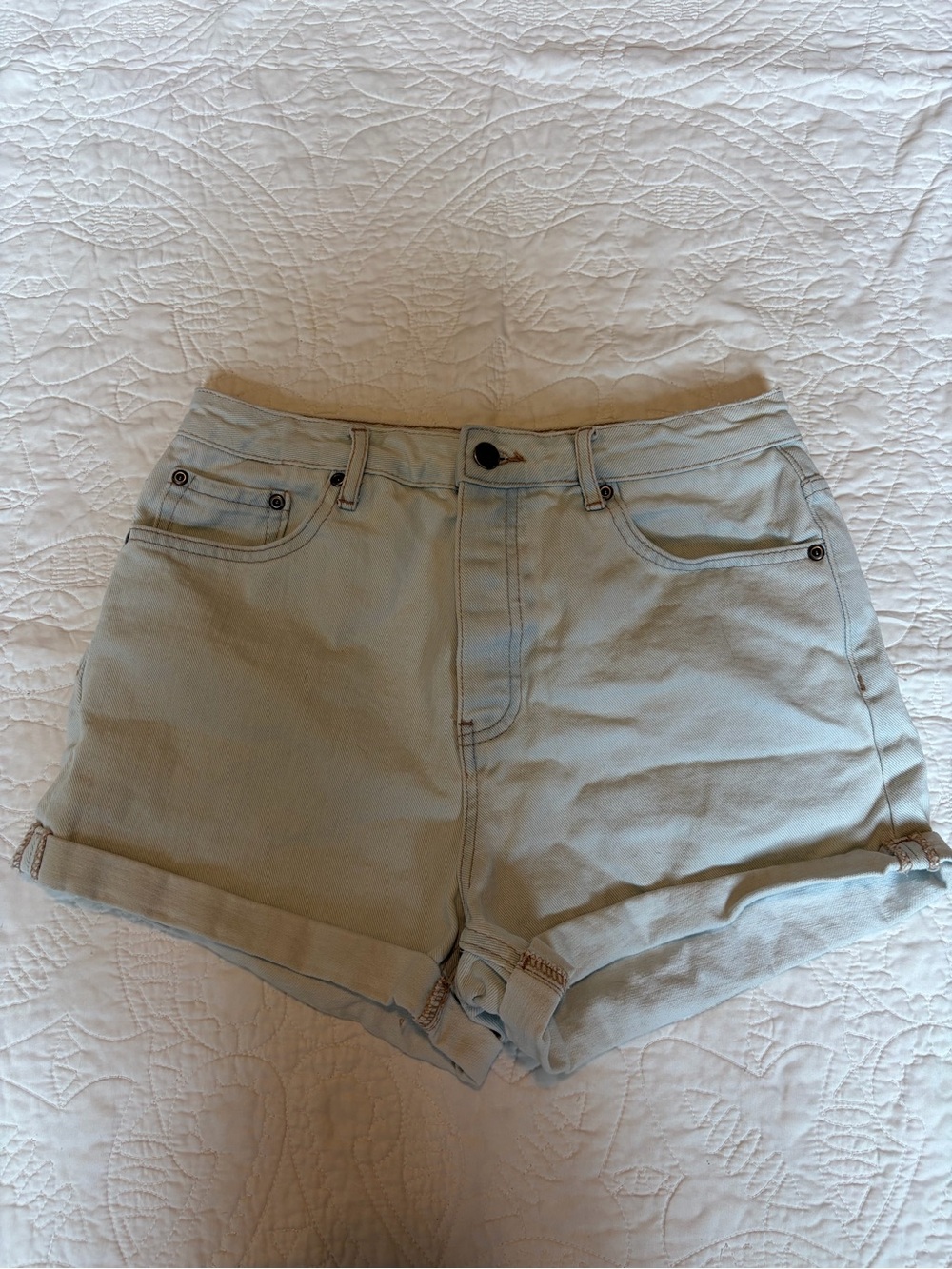FOREVER 21 High-Rise Baggy Shorts